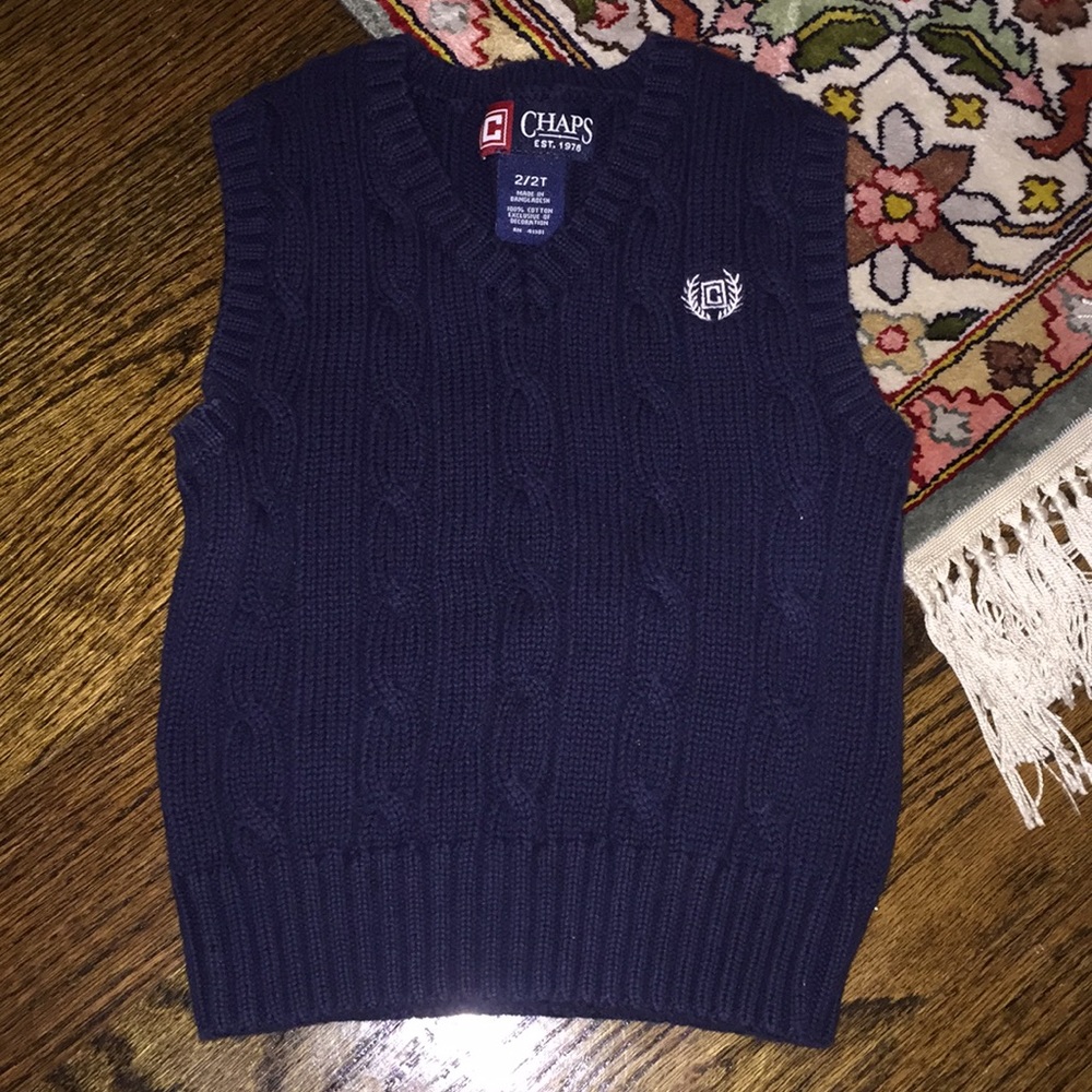 Chaps Toddler Sweater Vest